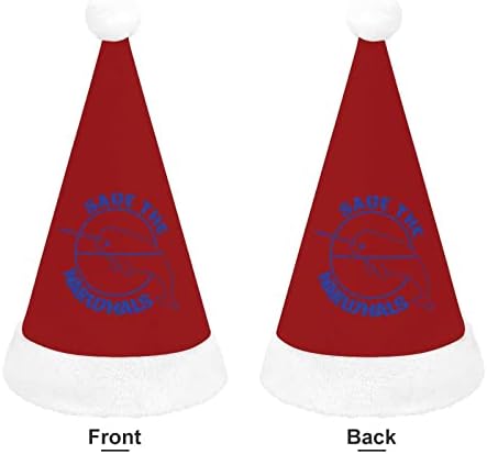 Salve o chapéu de natal de unicórnio Narwhals