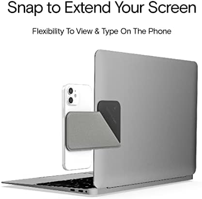Portador de telefone MOFT Snap para laptop, laptop FoldAway Top/Side Mount, Portable Monitor Laptop