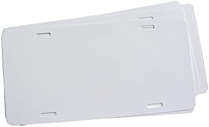 4 PCS Placa de sublimação de alumínio em branco Sublimação em branco 6 x12 032 Folha de transferência térmica