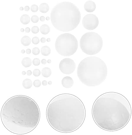 Yardwe 220 PCs Bola de espuma branca Adornos Blancos para de artesanato bolas de espuma de espuma Floral