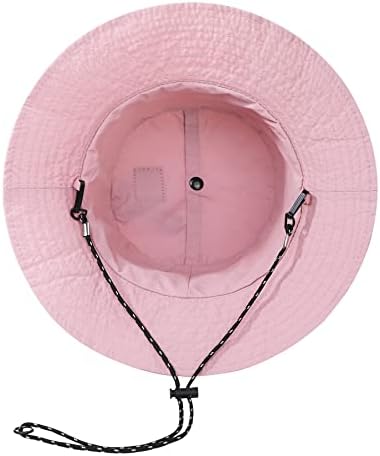 Zando Chapéu de balde à prova d'água para mulheres chapéu de pesca ao ar livre para homens mulheres compactáveis