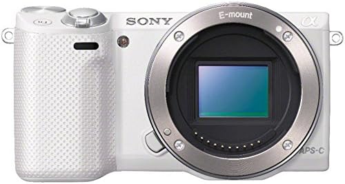 Sony Nex5rl 16,1 MP Câmera digital compacta branca com kit de lente de zoom de 16 a 50 mm