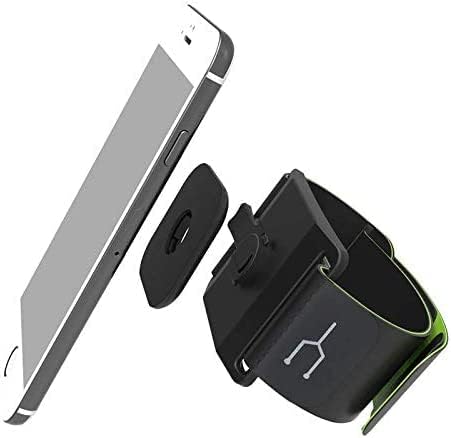 Navitech Black Mobile Thone Impermend Running Sury Belt - Compatível com Galaxy S22+