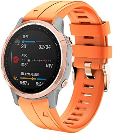 Gummmy Smart Watch Band Strap for Garmin Fenix ​​7s/5s/5s Plus/6s/6s Pro Quickful EasyFit D2 Delta S Silicone 20mm Bracelete