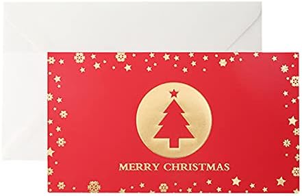 Decorações engraçadas de Natal, decorações internas de Natal ao ar livre, carteira de Natal de Natal, velho homem de neve veado tridimensional no dia de Natal, incluindo envelope e cartões