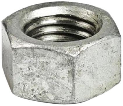 Pequenas peças de aço pesado porca, acabamento galvanizado com mergulho quente, grau DH, ASME B18.2.2 e ASTM
