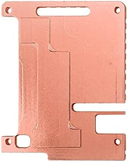 Mookeenona Pure Copper+ Acrílico Repollação de Calor Defrindo Proteção Caspa de Resfriamento Passivo Conjunto para Raspberry Pi 4b