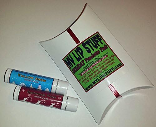 My Lip Stuff Holiday Prankster Pack Pack Gag Presente Natural Lip Balm
