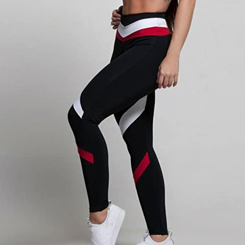 Calças de ioga NYYBW para mulheres de cintura alta Leggings Controle da barriga de 4 vias treinos atléticos
