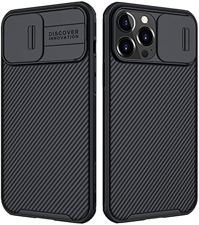 Nillkin projetado para iPhone 13 Pro Max Case com tampa da câmera, Camshield Pro Case com proteção contra lentes