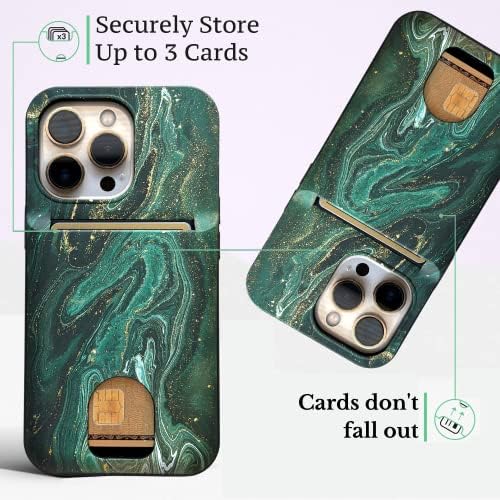 Lupa Legacy iPhone 13 Pro Max Case com titular de cartões - Case Carteira - [Proteção + Durável] Para Mulheres