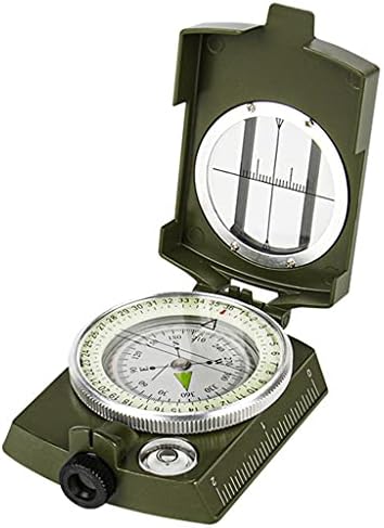 XWWDP Exército militar Metal Metal Compass Clinometer Camping Outdoor Tools Multifunction Compass