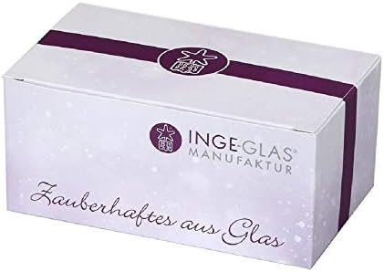 Champagne Ice-Glas 10124S018 IgM Ornamento de Christmas de Glass Glass de IgM