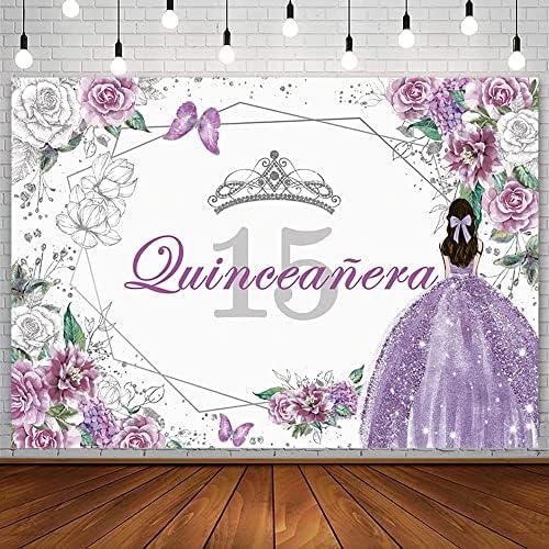 Sendy 8x6ft Quinceanera 15th Birthday Birthda