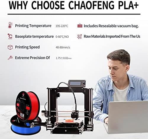 1kg PLA Filamento branco Filamento/consumíveis da impressora 3D, filamento de PLA 1,75 mm, precisão dimensional +/- 0,02 mm, 1 kg/spool