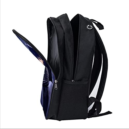 Yiquiil quarta-feira mochila bolsa de viagem portátil de grande capacidade esportes mochilas para meninos e meninas goth-2