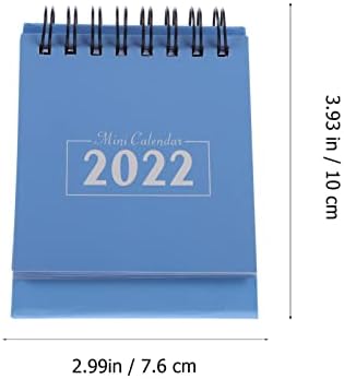 Decoração de escritório VeeMoon 21 PCs 2022 Desktop 2022 Calendário de mesa Calendário Monthal calendário calendário