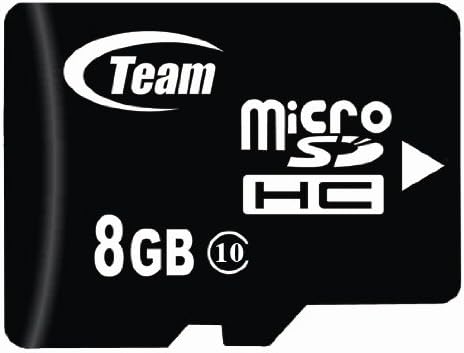 8GB CLASSE 10 MICROSDHC Equipe de alta velocidade 20 MB/SEC CARTÃO DE MEMÓRIA. Blazing Card Fast for