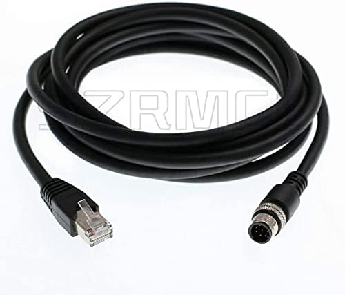 SZRMCC M12 8 bits A Código macho para RJ45 Cogra Industrial Camera Industrial Gigabit Ethernet