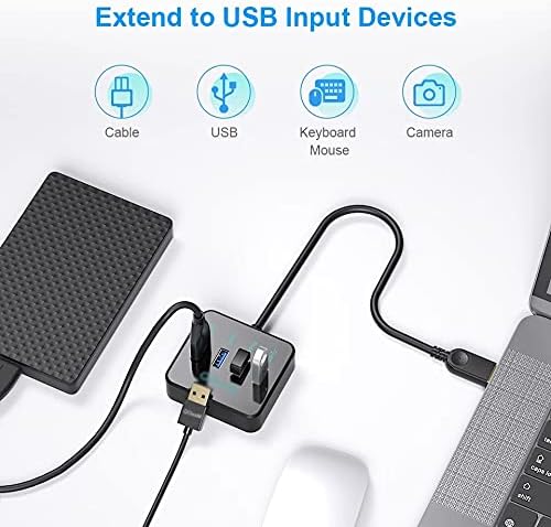 WJCCY USB Hub 3.0 Adaptador USB Notebook 4 USB 3.0 para acessórios para computadores para PC