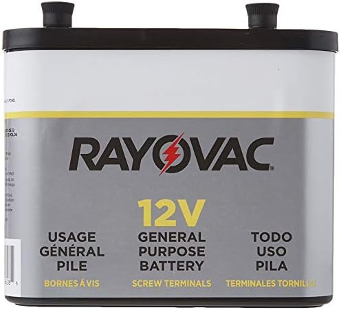 Bateria de lanterna de uso geral de Rayovac, 12 volts, terminais de parafuso, 926c