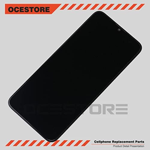 Ocestore Moto E20 2021 Substituição de tela, LCD Display Touch Screen Digitalizer Conjunto com quadro compatível
