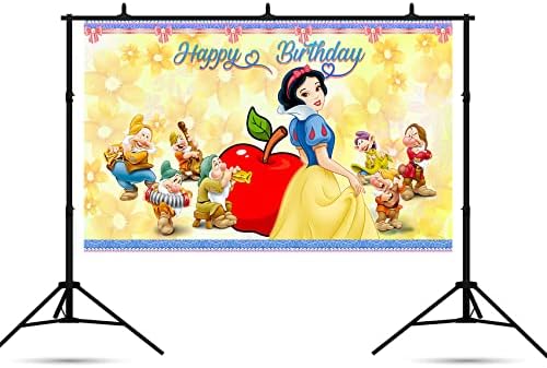 Cenário de princesa para neve de festas de aniversário tem tema de neve de 5x3 pés de neve banner de tema de neve para festas decorações de mesa de mesa banner de chá de bebê