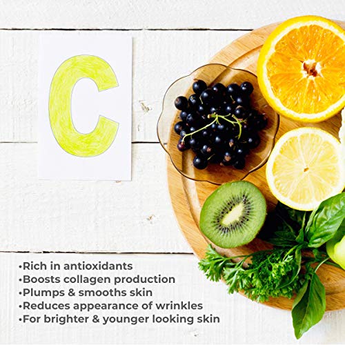 O Naturals hidratando melancia e máscara facial em gel de vitamina C. com chá verde de ácido hialurônico