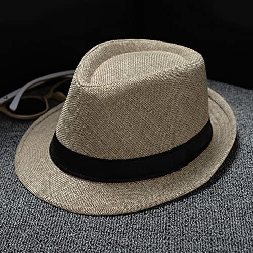 Chapéus de verão de homens e mulheres viseiras de jazz retro chapéus de sol para mulheres Trendy Soild British Sun Hat Hat Travel Sun Hat Travel