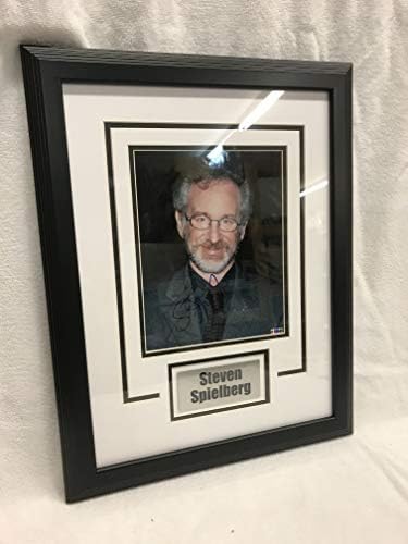Steven Spielberg 20,5 x 16 autografado emoldurado