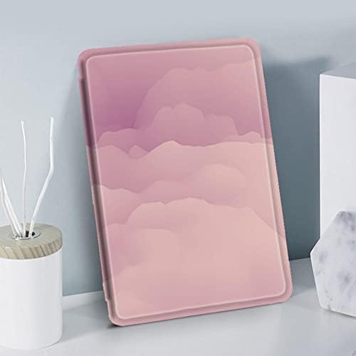 Case Cece & Cole para Kindle, caso para Kindle Touch 2014 Ereader Slim Protective Cover Smart Case para o modelo WP63GW, nuvens rosa abstrato, Kindle 2014 WP63GW