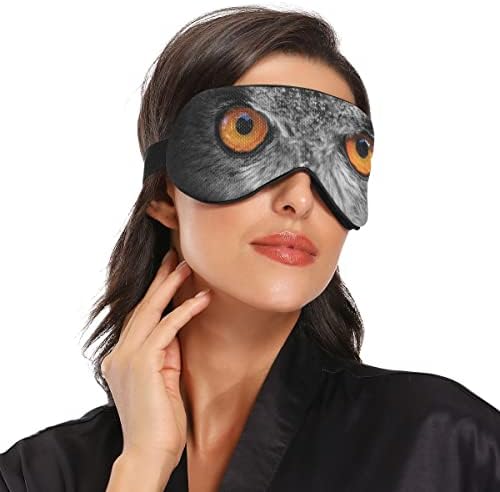 Alaza águia coruja olhos máscara de sono animal para homens máscara de olho para homens para dormir