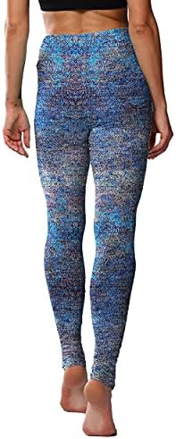 Leggings Svoner Vaner para mulheres Impresso a cintura alta Ultra Soft Yoga Pants Comfortável Moda de Moda