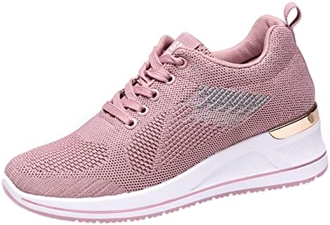 Fitness Leisure Breathable Running Trainer Casual Women Mesh Shoes Sneakers Rhinestone Sneakers for Women
