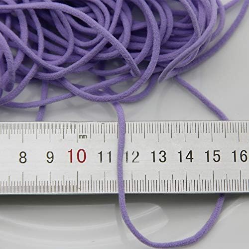 Irisgardenn 3mm de 3 mm de borracha elástica colorida corda pendurada corda redonda elástica