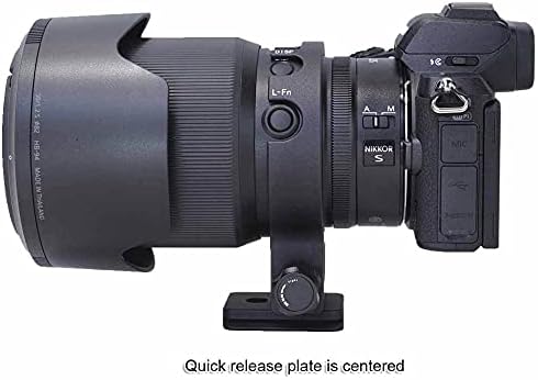 Ishoot Metal Tripod Mount Ring Lens Collar compatível com Nikon Z 50mm f/1.2 s, suporte de suporte de suporte da lente