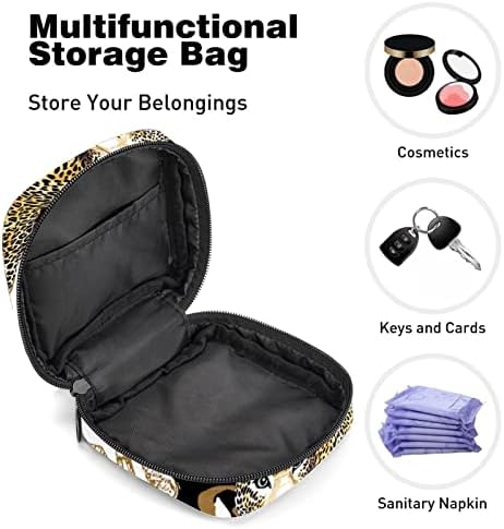 Bolsa de armazenamento de guardanapo sanitário, bolsa menstrual da bolsa portátil Bolsa de armazenamento