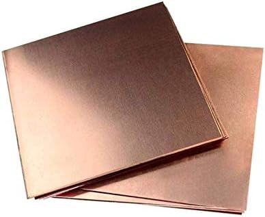 Folha de bronze huilun folha de cobre folha de metal de cobre, tornando adequado para solda e braz, 100 mm x 100