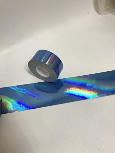 Fita holográfica de arco-íris, petroleiro, com auto-adesivo