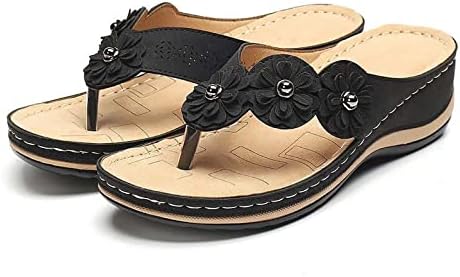 Sandálias para mulheres Moda Plataforma Vintage Sandals Apoio feminino Apoio ortopédico FLIP SANDALS SAPAIS