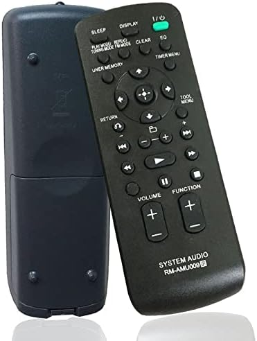 RM-AMU009 Replaced Remote for Sony Mini Hi-Fi Component System MHC-EC609iP MHC-EC78Pi MHC-EC68Pi MHC-EC98Pi CMT-CX4iP