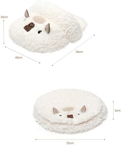 Cama de gato redonda de forma de animal fofo - cama de cachorro Donut - casas de almofada para cães