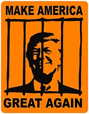Tloqueá -lo Donald Trump na prisão, faça da América GRANDE ATABRELARES/Decalques