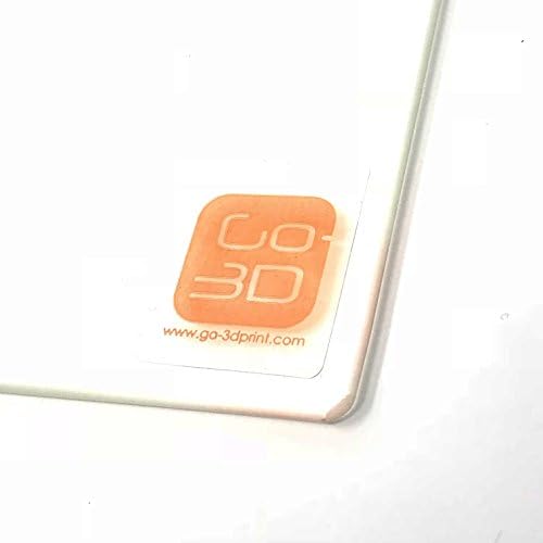 Impressão GO-3D 155mm x 235mm Borossilicate Placa de vidro/cama para Creator Pro Dreamer 3D Impressora