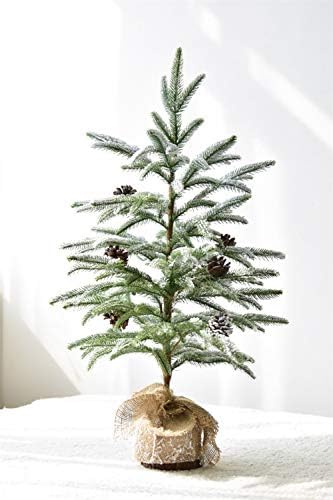Árvore de natal neve árvore de natal árvore coleteira artificial pinha de pinha decorativa para férias decoração de natal decoração