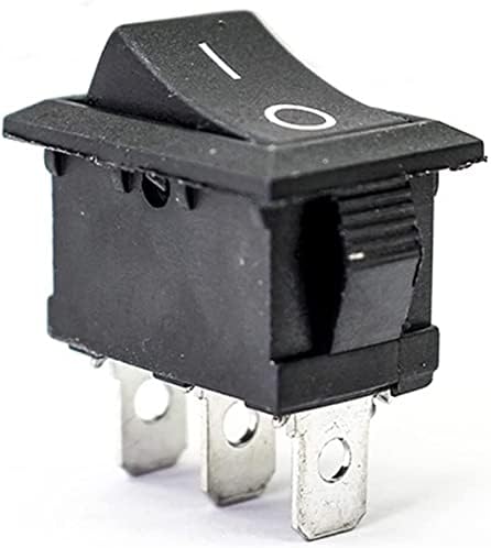 Interruptor de balancim kcd1 21 * 15mm spst 3pin 6a 250V Snap-in na posição desligada Posição do barco Snap Rocker Switch Feet 21x15