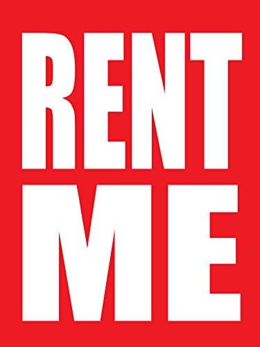 Rent Me Store Business Retail Sale Signs, 18 x24, colorido, 5 pacote