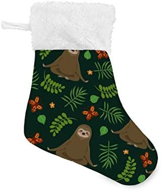 Meias de Natal de Alaza fazem ioga clássica Classic Classic personalizadas pequenas decorações de meias para decoração de festa de férias em família Conjunto de 4,7,87