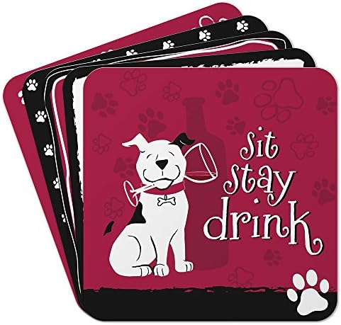 Epic Products Pet Party Paper Coasters, multicolor
