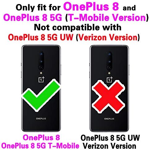 ASUWISH compatível com o OnePlus 8 OnePlus8 5G Caixa de carteira UW Tmobile e a capa do telefone do lixão do protetor de tela de vidro temperado por um mais de um mais8 em 1 Plus 1Plus One+ 1+ 1+ 8 Verizon Men Grey
